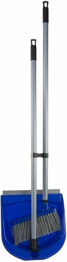 Merkloos Kunststof Stoffer En Blik Met Lange Stelen 80 Cm - Schoonmaak Artikelen - Bezem/veger Met Lange Steel 4 Merkloos Kunststof Stoffer En Blik Met Lange Stelen 80 Cm - Schoonmaak Artikelen - Bezem/veger Met Lange Steel - Afbeelding 2