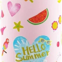 IZY Bottles - Pastel Roze Zomer | 350 ML | Kinderen | Thermosfles | Drinkfles | Waterfles | Schoolfles | Isoleerfles | Beker | Schoolbeker | Drinkbeker | Koud | Warm | Fles | Kinder | Back To School | 350ml -Lesser & Pavey-winkel 276x840