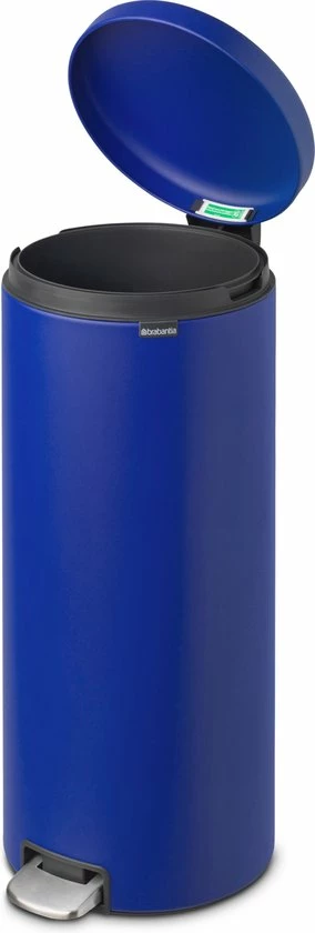 Brabantia NewIcon Prullenbak - 30 L - Mineral Powerful Blue 7 Brabantia NewIcon Prullenbak - 30 L - Mineral Powerful Blue - Afbeelding 5