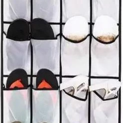 LOUZIR Handige Over De Deur Organisator- 24 Grote Mesh Zakken- Closet Shoe- Opbergzak -Lesser & Pavey-winkel 302x840 1