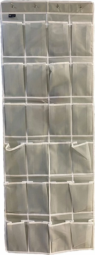 Flokoo Schoenenkast Hangend - Schoenenzak 24 Vakken - Opbergen Van Schoenen Aan Deur - Schoenenzak Grijs - Oplossing Voor Rondslingerende Schoenen - Hoogwaardige Schoenenkast 3 Flokoo Schoenenkast Hangend - Schoenenzak 24 Vakken - Opbergen Van Schoenen Aan Deur - Schoenenzak Grijs - Oplossing Voor Rondslingerende Schoenen - Hoogwaardige Schoenenkast