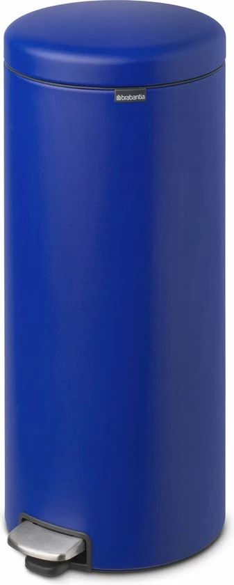 Brabantia NewIcon Prullenbak - 30 L - Mineral Powerful Blue 6 Brabantia NewIcon Prullenbak - 30 L - Mineral Powerful Blue - Afbeelding 4