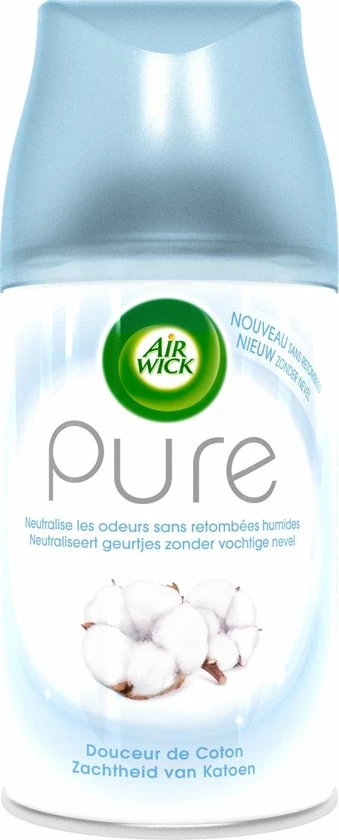 Air Wick Freshmatic Automatische Spray Luchtverfrisser - Pure Zachtheid Van Katoen Navulling - 3 Stuks - Voordeelverpakking 7 Air Wick Freshmatic Automatische Spray Luchtverfrisser - Pure Zachtheid Van Katoen Navulling - 3 Stuks - Voordeelverpakking - Afbeelding 5