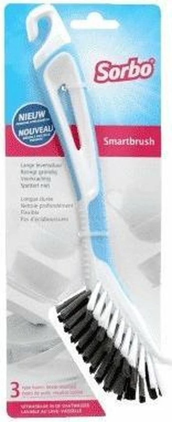 Set Van 2 Sorbo Smartbrush Afwasborstels Blauw/wit - Afwassen Afwasborstel - Huishoudelijke Keukenaccessoires 5 Set Van 2 Sorbo Smartbrush Afwasborstels Blauw/wit - Afwassen Afwasborstel - Huishoudelijke Keukenaccessoires - Afbeelding 3