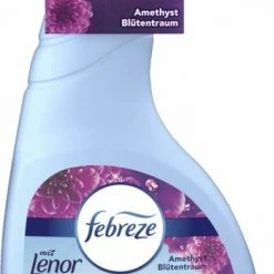 Febreze Textielverfrisser Spray | Met De Geur Van Lenor | Amethist & Bloemen Boeket | 500ml | Verwijderd Nare Geuren