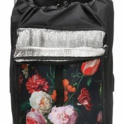 Beagles Alberic Boodschappen Trolley - Bloem Zwart 21 Beagles Alberic Boodschappen Trolley - Bloem Zwart -Lesser & Pavey-winkel 361x840