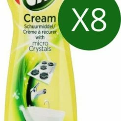 Cif Schuurmiddel Cream Citroen - 8 X 500 Ml