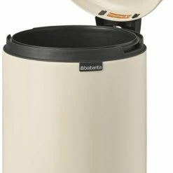 Brabantia NewIcon Prullenbak - 12 L - Soft Beige -Lesser & Pavey-winkel 388x840