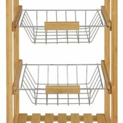 En.casa Keukentrolley Stenungsund Bamboe 76x36x36 Cm Houtkleurig -Lesser & Pavey-winkel 407x840 7