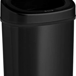 Sensor Prullenbak Zwart 40 Liter - Automatische Soft Close Deksel - 40L Design Afvalemmer Homra FONIX - Infrarood Sensor - Vuilnisbak Met Elektrische Deksel - Sensorbediening - Vingerafdrukvrij - Vuilafstotend - Zwarte Keuken En Kantoor Vuilbak -Lesser & Pavey-winkel 424x840 2