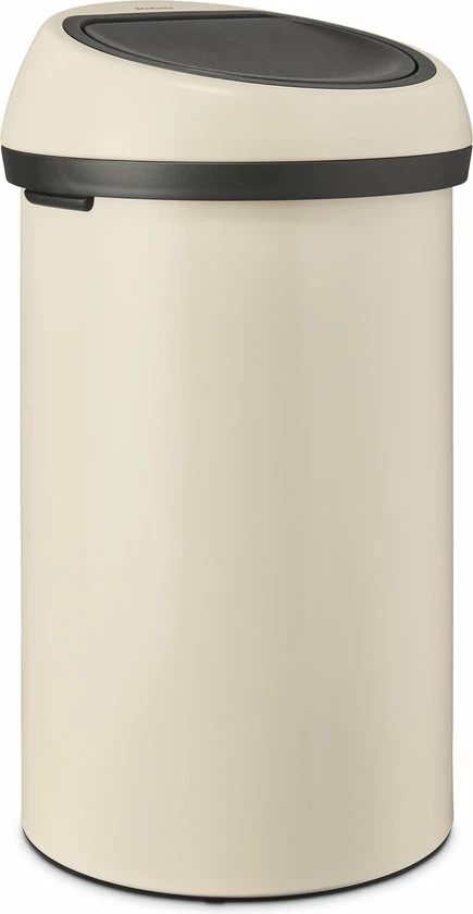 Brabantia Touch Bin Prullenbak - 60 L - Soft Beige 5 Brabantia Touch Bin Prullenbak - 60 L - Soft Beige - Afbeelding 3