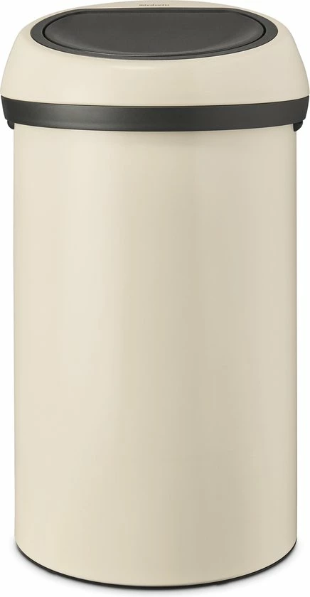 Brabantia Touch Bin Prullenbak - 60 L - Soft Beige 3 Brabantia Touch Bin Prullenbak - 60 L - Soft Beige