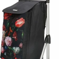 Beagles Alberic Boodschappen Trolley - Bloem Zwart 19 Beagles Alberic Boodschappen Trolley - Bloem Zwart -Lesser & Pavey-winkel 439x840 3