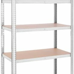 IN-HOMEXL IN.HOMEXL - Amato Set Van 2 - Stellingkast - Opbergrek - 5 Planken - 875 Kg Draagkracht - 200x100x50 Cm - Metaal/MDF - RVS - Grijs 21 IN-HOMEXL IN.HOMEXL - Amato Set Van 2 - Stellingkast - Opbergrek - 5 Planken - 875 Kg Draagkracht - 200x100x50 Cm - Metaal/MDF - RVS - Grijs -Lesser & Pavey-winkel 451x840 1