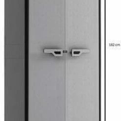 Keter Titan Hoge Kast - 4 Planken - 80x44x182cm – Zwart/Grijs 25 Keter Titan Hoge Kast - 4 Planken - 80x44x182cm – Zwart/Grijs -Lesser & Pavey-winkel 455x840