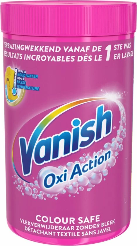 Vanish Oxi Action Poeder - Vlekverwijderaar Voor Gekleurde Was - 1,5 Kg 8 Vanish Oxi Action Poeder - Vlekverwijderaar Voor Gekleurde Was - 1,5 Kg - Afbeelding 6