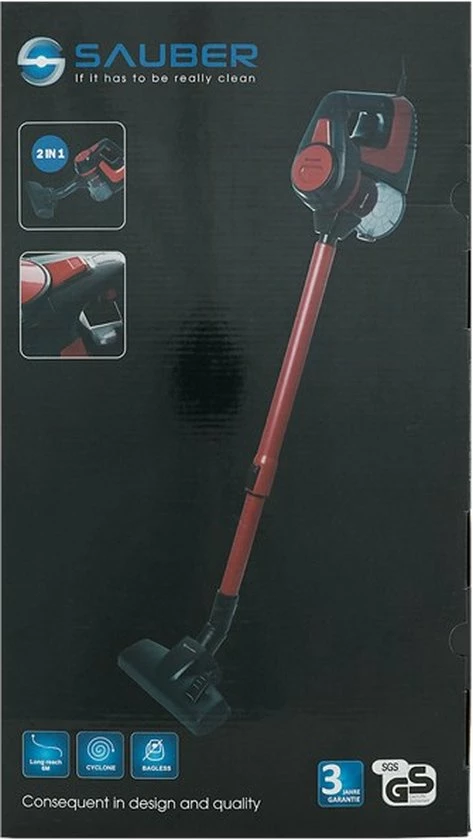 AYD Home Sauber Steelstofzuiger Rood - Steelstofzuiger Rood - Steelstofzuiger - Steelstofzuiger Zonder Zak - Kruimeldief - Kleine Handstofzuiger - Kleine Stofzuiger 4 AYD Home Sauber Steelstofzuiger Rood - Steelstofzuiger Rood - Steelstofzuiger - Steelstofzuiger Zonder Zak - Kruimeldief - Kleine Handstofzuiger - Kleine Stofzuiger - Afbeelding 2