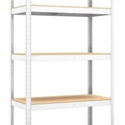 IN-HOMEXL IN.HOMEXL - Amato Set Van 2 - Stellingkast - Opbergrek - 5 Planken - 875 Kg Draagkracht - 200x100x50 Cm - Metaal/MDF - RVS - Grijs 14 IN-HOMEXL IN.HOMEXL - Amato Set Van 2 - Stellingkast - Opbergrek - 5 Planken - 875 Kg Draagkracht - 200x100x50 Cm - Metaal/MDF - RVS - Grijs -Lesser & Pavey-winkel 505x840 1