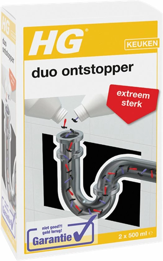 HG Duo Ontstopper - 1000ml 5 HG Duo Ontstopper - 1000ml - Afbeelding 3