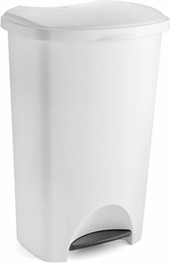 De Bries Pedaalemmer - Prullenbak - Afvalbak - 50 Liter – Wit 3 De Bries Pedaalemmer - Prullenbak - Afvalbak - 50 Liter – Wit