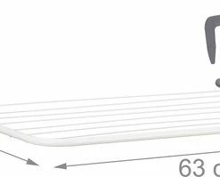 Relaxdays Droogrek Hangend - Wasrek Balkon - Wasrekje Verwarming - Camping - Wasdroogrek -Lesser & Pavey-winkel 550x199