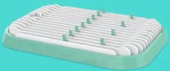 Minismus Bidon / Babyfles Droogrek Roze/Wit - Flessenrek Voor Bidons En Babyflessen - Afdruiprek Fles Met Lekbak - Flessendroogrek Voor Baby Flessen 4 Minismus Bidon / Babyfles Droogrek Roze/Wit - Flessenrek Voor Bidons En Babyflessen - Afdruiprek Fles Met Lekbak - Flessendroogrek Voor Baby Flessen - Afbeelding 2