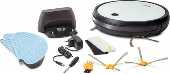 Medion MD 19601 - Robotstofzuiger Met Dweilfunctie - Wit/Zwart 5 Medion MD 19601 - Robotstofzuiger Met Dweilfunctie - Wit/Zwart - Afbeelding 3