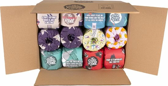 THE GOOD ROLL Toiletpapier - 48 Stuks - 250vel 3-laags - The Cheerful Choice - Duurzaam - 100% Gerecycled 7 THE GOOD ROLL Toiletpapier - 48 Stuks - 250vel 3-laags - The Cheerful Choice - Duurzaam - 100% Gerecycled - Afbeelding 5