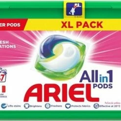 Ariel All In 1 Pods Fresh Sensations Wasmiddel - Voordeelverpakking 3 X 37 Wasbeurten - Wasmiddel Pods -Lesser & Pavey-winkel 550x294 2