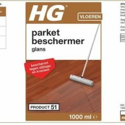 HG Parketbeschermer - 1L - Beschermt Tegen Slijtage En Krassen - Geeft Glans -Lesser & Pavey-winkel 550x295