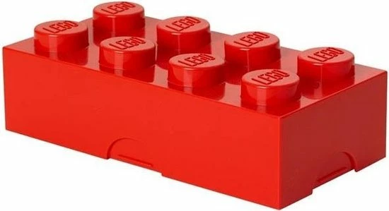 Lunchbox Classic Brick 8, Rood - LEGO 3 Lunchbox Classic Brick 8, Rood - LEGO