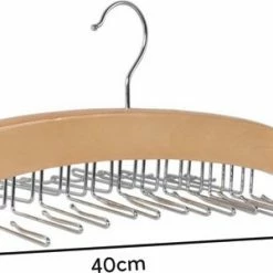 Eleganca Houten Stropdassen Hangers - Natuurlijke Houtkleur - Multifunctionele Stropdassenrek - Kast Organizer Met 24 Haken - Optimaal Voor Stropdassen, Sjaals Of Kleine Accessoires 11 Eleganca Houten Stropdassen Hangers - Natuurlijke Houtkleur - Multifunctionele Stropdassenrek - Kast Organizer Met 24 Haken - Optimaal Voor Stropdassen, Sjaals Of Kleine Accessoires -Lesser & Pavey-winkel 550x300 2