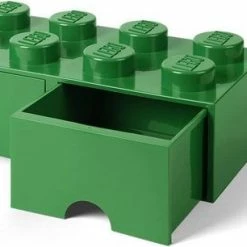 Opberglade Brick 8, Groen - LEGO -Lesser & Pavey-winkel 550x306 3