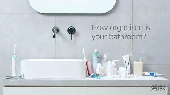 Joseph Joseph Elektrische Tandenborstelhouder 3 Vaks - Wit - Sorteervakken & Decoratief - 3-vaks 4 Joseph Joseph Elektrische Tandenborstelhouder 3 Vaks - Wit - Sorteervakken & Decoratief - 3-vaks - Afbeelding 2