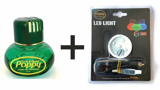 POPPY GRACE MATE® Poppy Grace Mate Luchtverfrisser DENNEN 150 ML. En Origineel Poppy RGB Lampje En USB Aansluiting 3 POPPY GRACE MATE® Poppy Grace Mate Luchtverfrisser DENNEN 150 ML. En Origineel Poppy RGB Lampje En USB Aansluiting