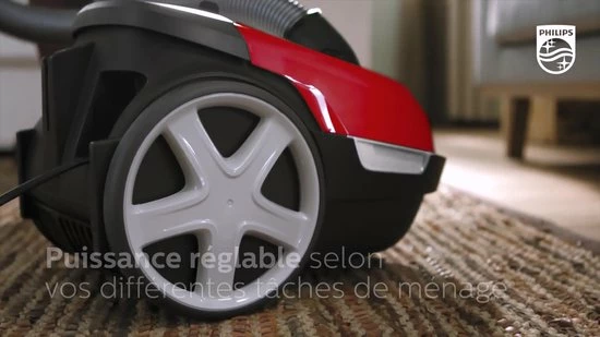 Philips Performer Compact 3000 Series XD3140/09 - Stofzuiger Met Zak 4 Philips Performer Compact 3000 Series XD3140/09 - Stofzuiger Met Zak - Afbeelding 2