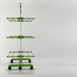 Herzberg HG-5015; Moving Clothes Rack Green -Lesser & Pavey-winkel 550x309 43
