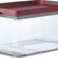 Vershouddoos - Mepal – Koelkastdoos Omnia Kaas – Nordic Berry – Kaasdoos Koelkast – Vershoudbakjes – Makkelijk Stapelbaar – Houdt Kaas Vers – Lucht En- Aromadicht