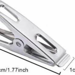 FSW-Products - 10 Stuks - Wasknijpers - RVS - Kledinghaken - Fotoknijpers - Kaartknijpers - Handdoekhaken - Staal - Zilver - Knijper - Waslijn -Lesser & Pavey-winkel 550x319 4