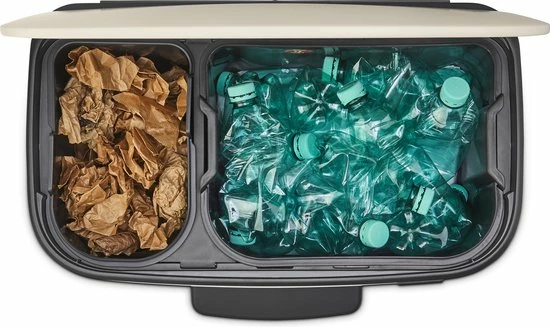 Brabantia Bo Prullenbak - 11 + 23 L - Soft Beige 8 Brabantia Bo Prullenbak - 11 + 23 L - Soft Beige - Afbeelding 6