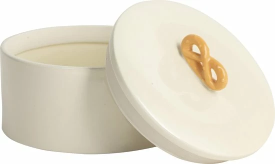 Gusta® Gusta - Koekjestrommel - Wit - Krakeling - ø17,6cm 5 Gusta® Gusta - Koekjestrommel - Wit - Krakeling - ø17,6cm - Afbeelding 3