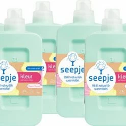 Seepje Wasmiddel 'Magische Magnolia' Voordeelverpakking - Wasmiddel Kleur - Natuurlijke Ingredienten - 6 X 23 Wasbeurten