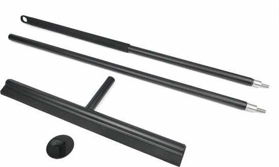 Saniclass Dual Vloerwisser - Inclusief Haak - Mat Zwart 5 Saniclass Dual Vloerwisser - Inclusief Haak - Mat Zwart - Afbeelding 3