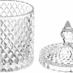 Secret De Gourmet 2x Stuks Snoeppotten/voorraadpotten 0,52L Glas Met Deksel - 520 Ml - Bonbonnieres -Lesser & Pavey-winkel 550x330 3