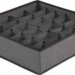Springos Lade Organizer | Kleding Organizer | Ondergoed Organizer | 24 Vakken | Grijs | 33 X 33 Cm -Lesser & Pavey-winkel 550x333 2