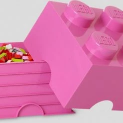 LEGO® LEGO Storage Brick Opbergbox - 6L - Kunststof - Roze -Lesser & Pavey-winkel 550x333