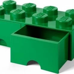 Opberglade Brick 8, Groen - LEGO -Lesser & Pavey-winkel 550x340 1