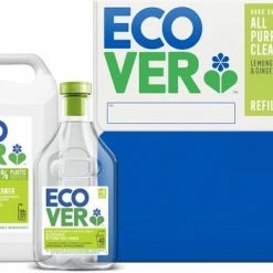 Ecover - Allesreiniger - Citroengras & Gember - Voordeelverpakking 6 X 1 L -Lesser & Pavey-winkel 550x353