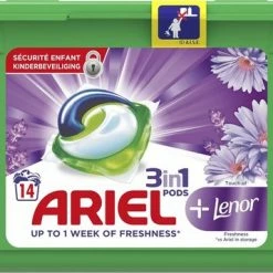 Ariel 3in1 Wasmiddel Pods + Touch Of Lenor - 14 Stuks Wascapsules