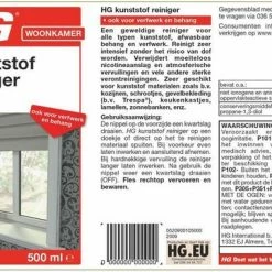 HG Kunststof Reiniger - 500ml - Intensieve Reiniger 11 HG Kunststof Reiniger - 500ml - Intensieve Reiniger -Lesser & Pavey-winkel 550x360 2